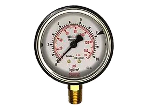 Manômetro - Escala Dupla 150PSI x 10 KGS - Diâmetro 63mm