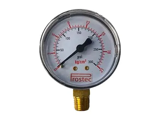  Manômetro - Escala Dupla 300 psi x 21Kg/cm²- Diâmetro 63mm