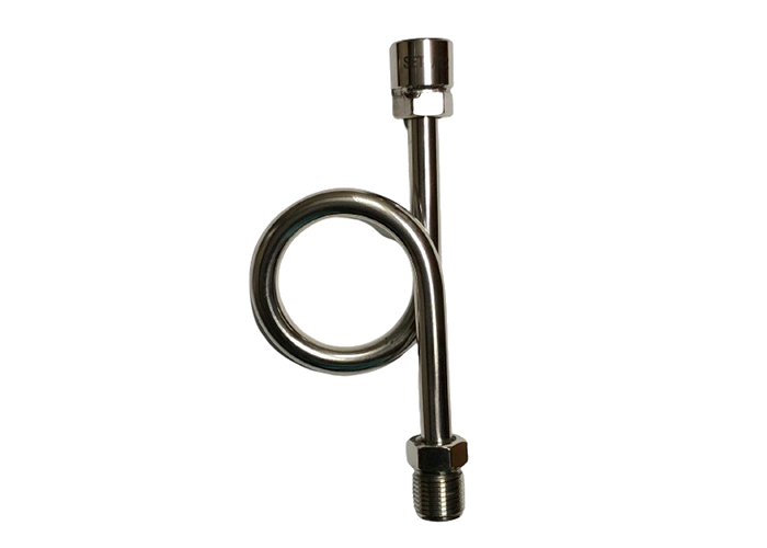 Tudo sifão Inox 304 e 316, ½ x ½ Npt ou Bsp